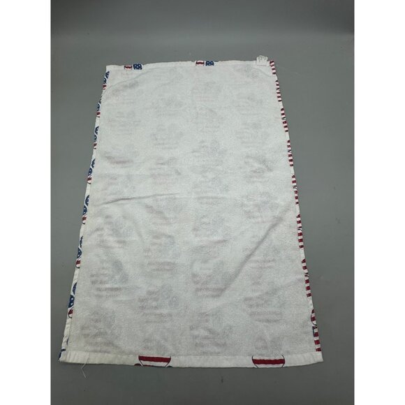 Debora Connolly Design Patriotic Paw Print Kitchen Hand Towel Used READ - Picture 6 of 7